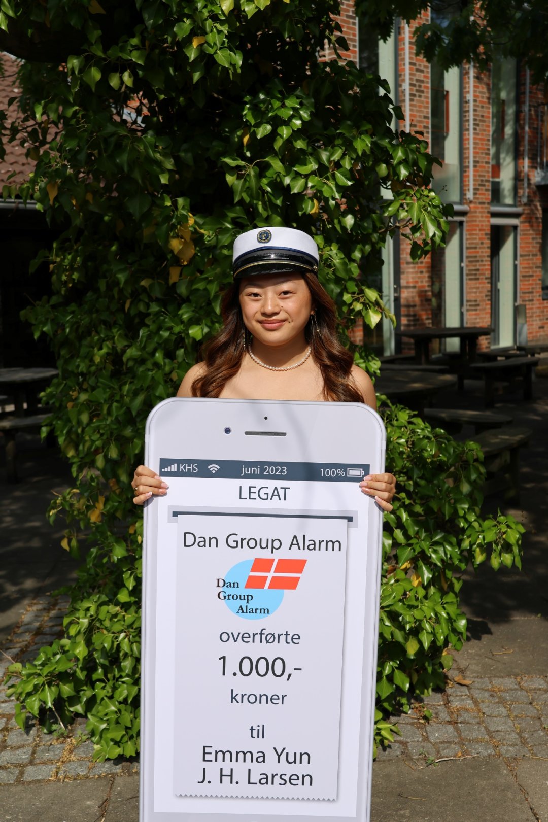 Emma fik legat af Dan Group Alarm